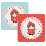 Posavasos Caperucita Roja 12u